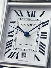 2023 Cartier Tank XL Stainless Steel 31mm Automatic Men’s Watch WSTA0053