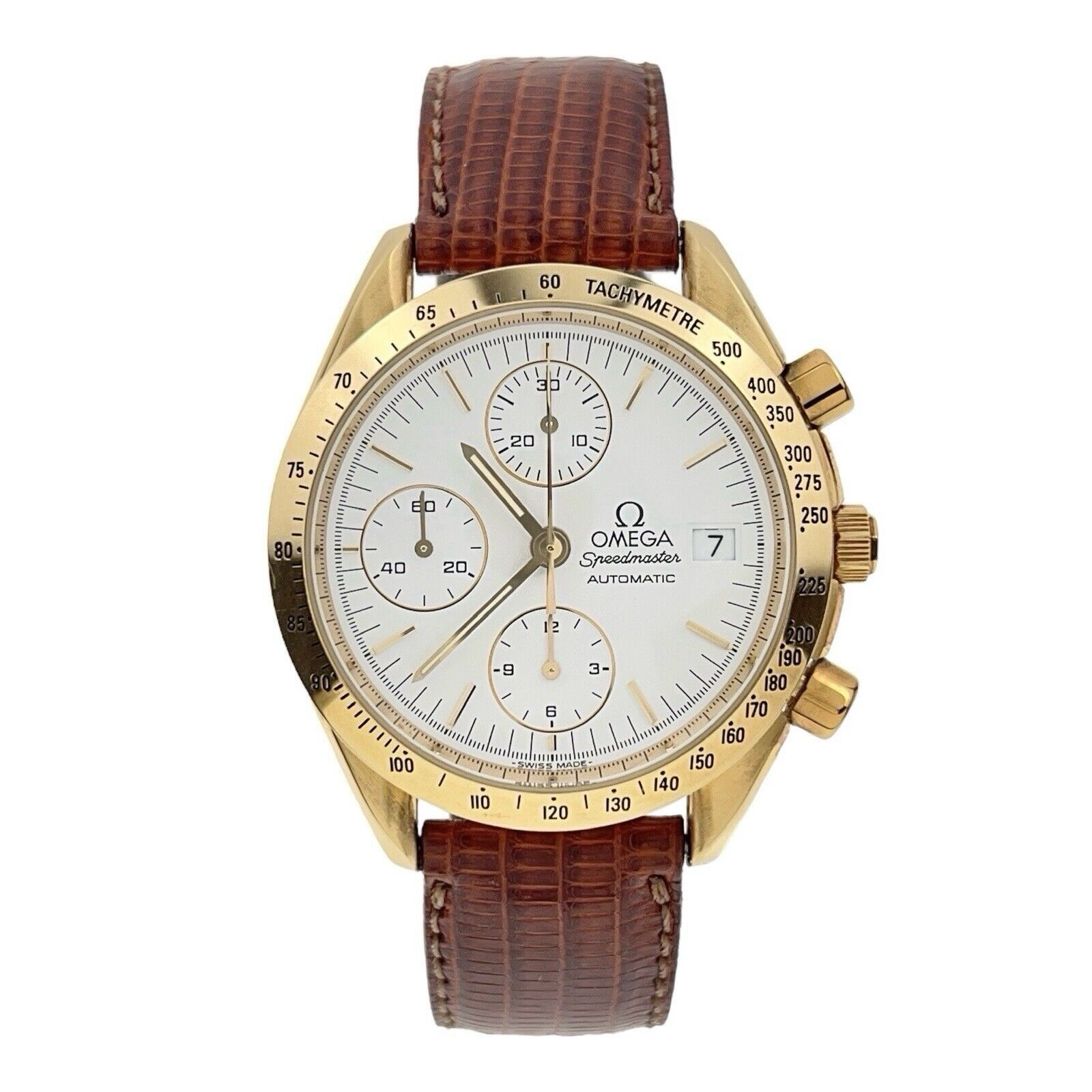 Omega Speedmaster 18k Yellow Gold 39mm Automatic Men's Watch