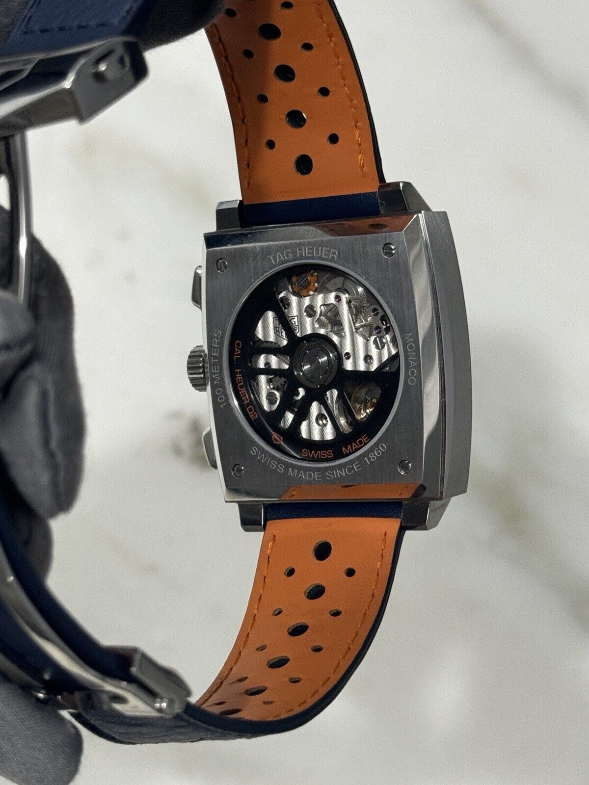 2022 Tag Heuer Monaco X Gulf 39mm CBL2115 Automatic Men's Watch - Box/Papers