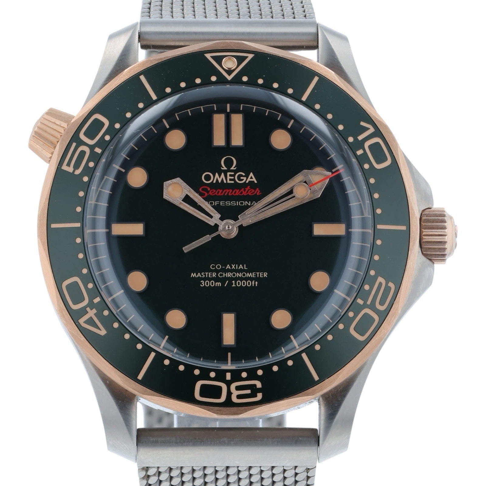 Omega Seamaster Diver Titanium Green Dial 42mm Automatic 210.90.42.20.10.001