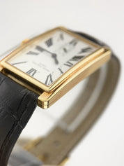 Patek Philippe 18k Yellow Gold White Dial 25mm Manual Wind Men's Watch 5009J