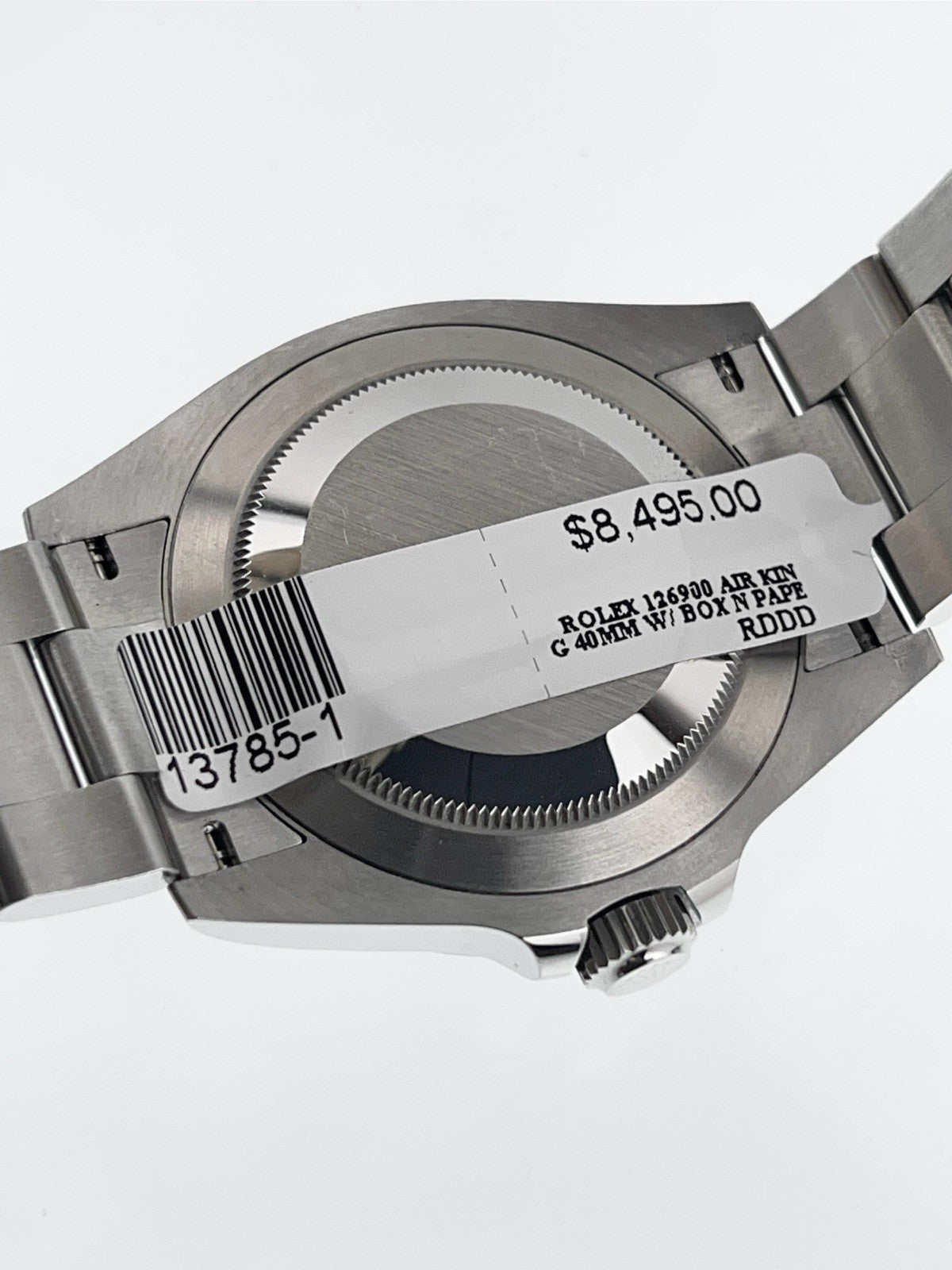 2023 Rolex Air King Stainless Steel Black Dial 40mm Automatic Men's Watch 126900