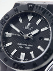 2012 Hublot Big Bang King Ceramic Black 48mm Automatic Men’s Watch 322.CM1770.RX