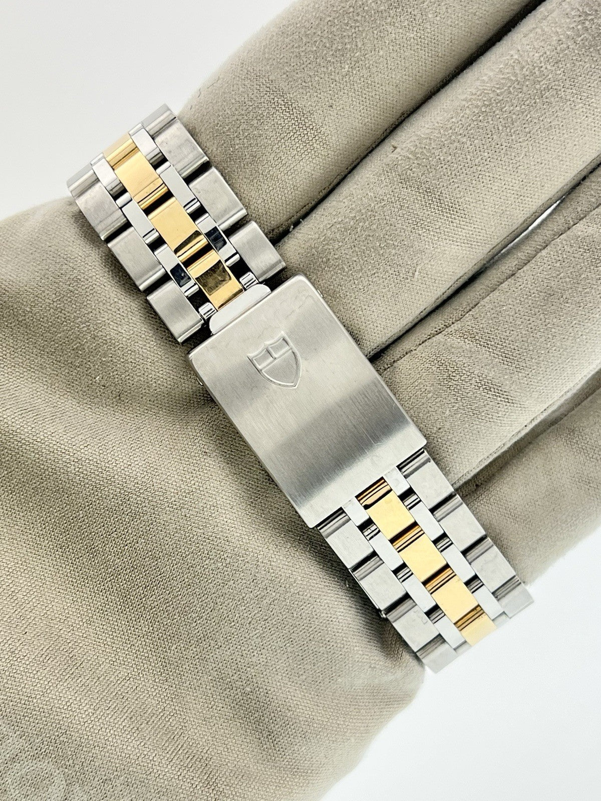 2019 Tudor Date Day Gold & Steel Silver Dial 36mm Men's Watch 76213 - Box/Papers