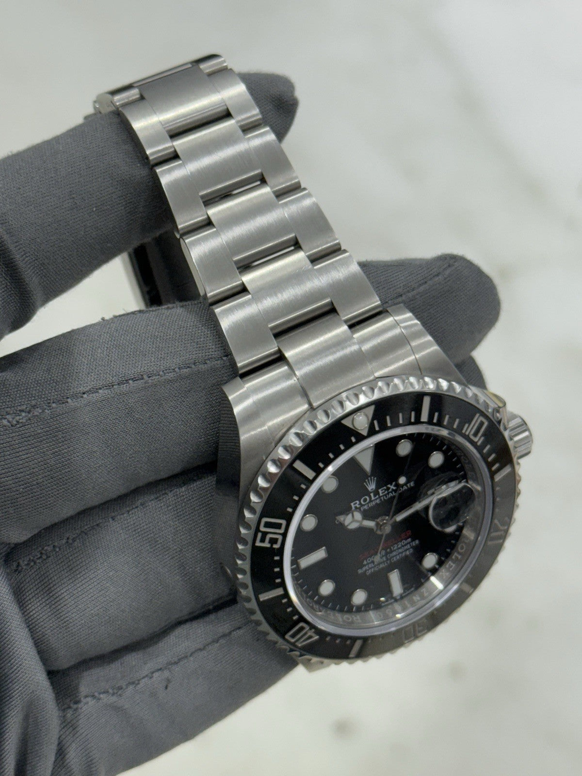 2019 Rolex Sea Dweller Red Letter Steel Black Dial 43mm Men’s Watch 126600