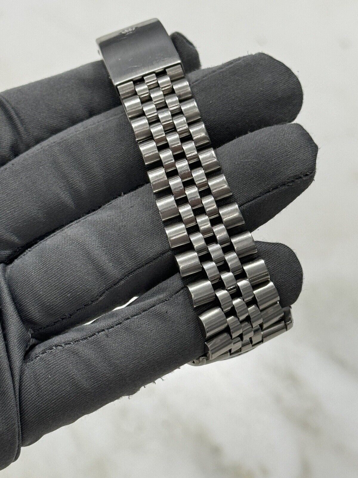 1987 Rolex Datejust Silver Dial Automatic Jubilee 36mm Steel Watch 16030