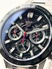 2022 Tag Heuer Carrera Steel Black Dial 43mm Automatic Men’s Watch CBG2010