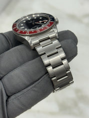 2021 Tudor Black Bay GMT Pepsi Black Dial Stainless Steel Mens Watch 79830RB