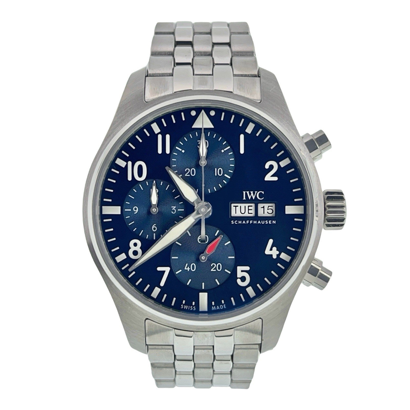 2021 IWC Pilot Stainless Steel Blue Dial 41mm Automatic Men’s Watch IW388102