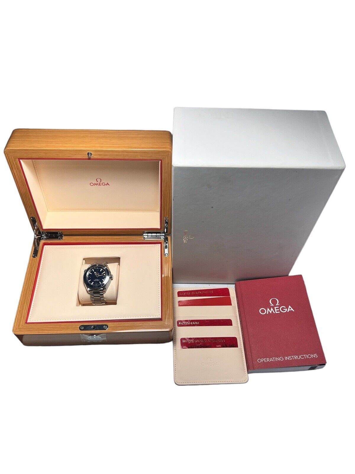 2021 OMEGA Seamaster Planet Ocean Blue Steel 40mm Mens Watch 215.33.40.20.03.001