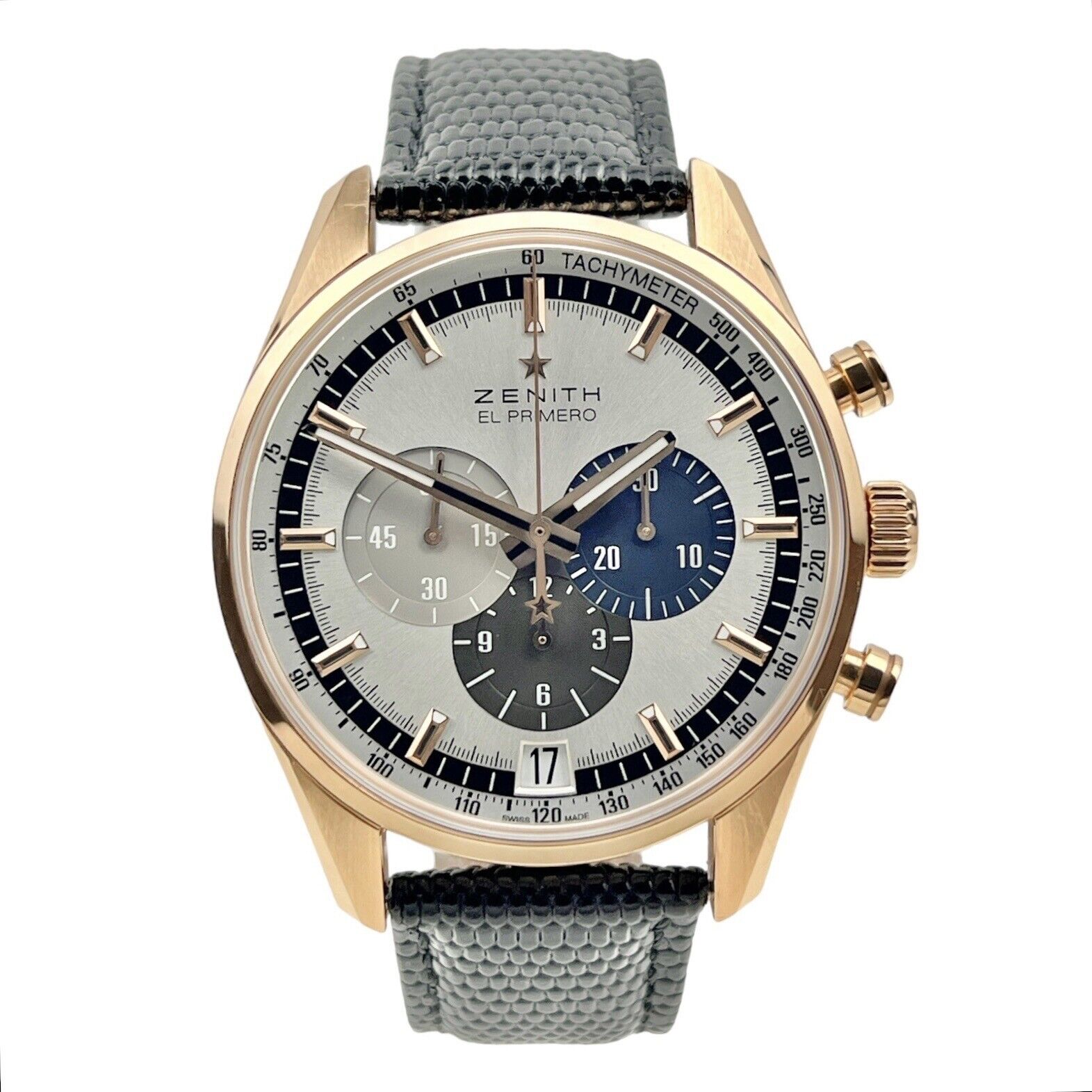 Zenith El Primero Chronomaster 18k Rose Gold Automatic 42mm 18.2043.400