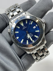 OMEGA 300M Seamaster Professional Mens Automatic Watch Electric Blue Dial