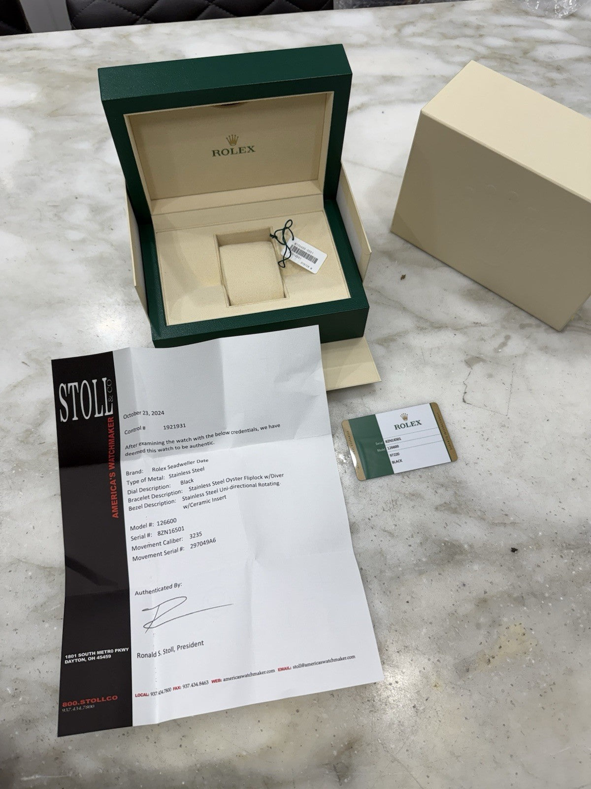 2019 Rolex Sea Dweller Red Letter Steel Black Dial 43mm Men’s Watch 126600