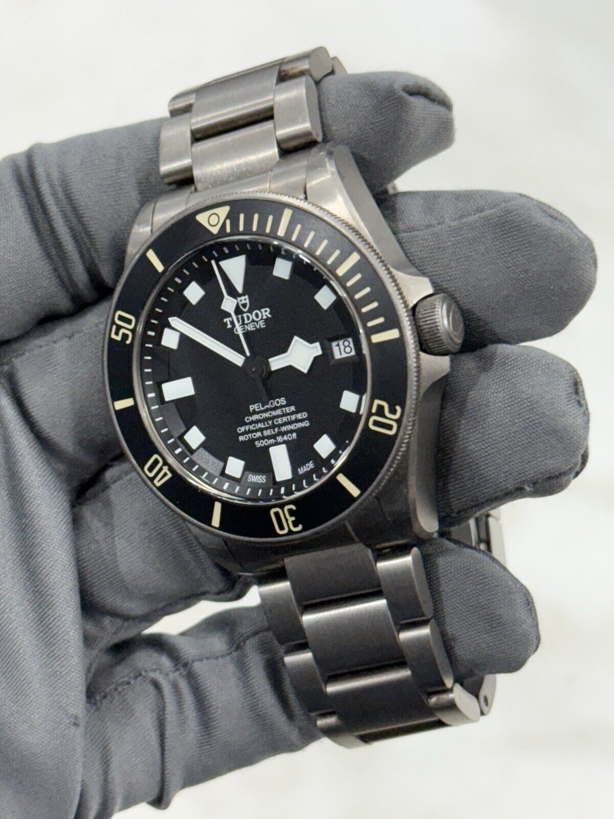 2016 Tudor Pelagos Chronometer Automatic 42mm Black Dial Men's Watch 25600TN