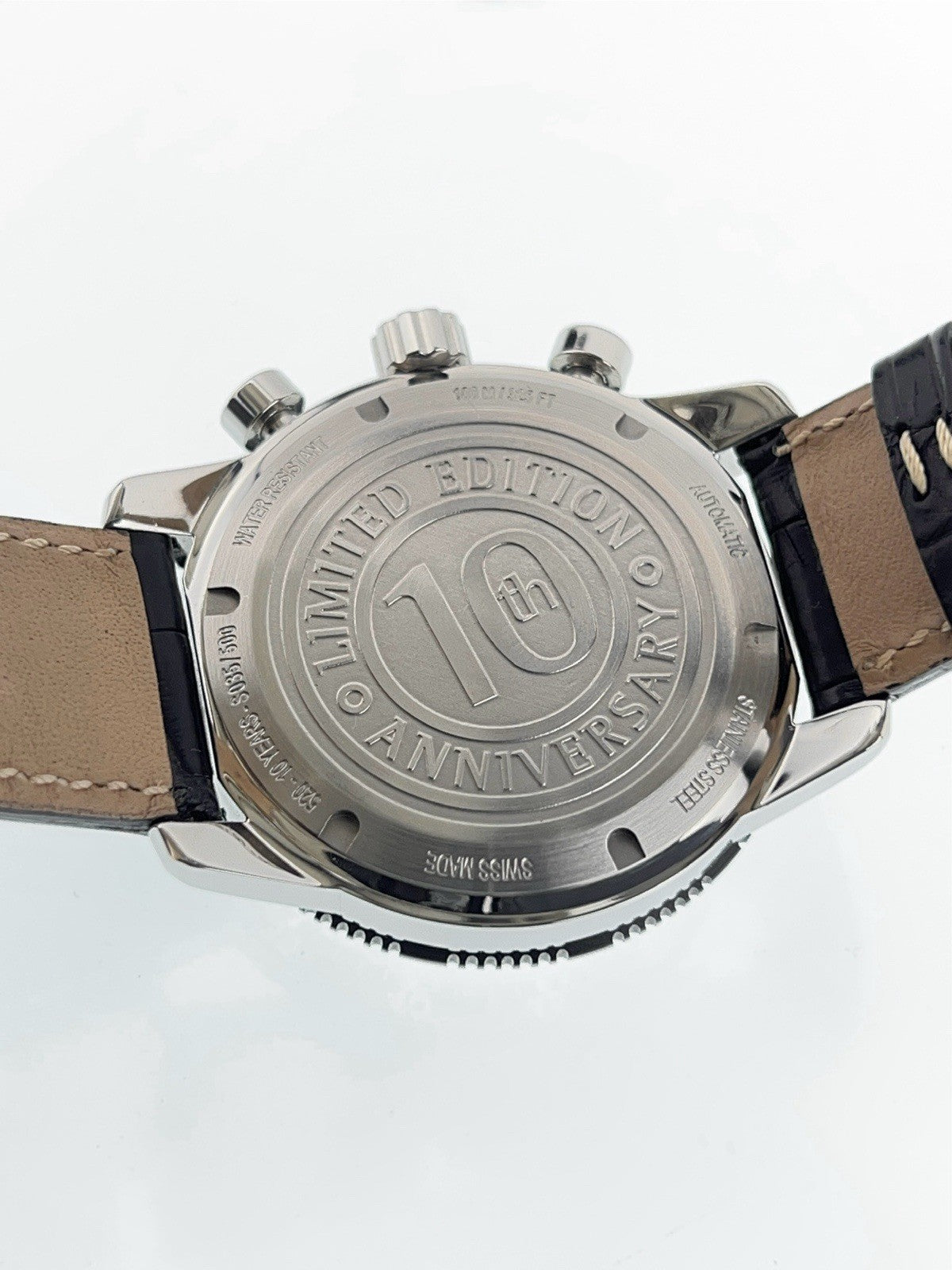 Bell & Ross Classic Pilot Steel White Dial 41mm Automatic Mens Watch CLCH-SAP-10