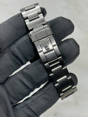 2000 Rolex Explorer I Black 36mm Oyster Stainless Steel Automatic Watch 114270