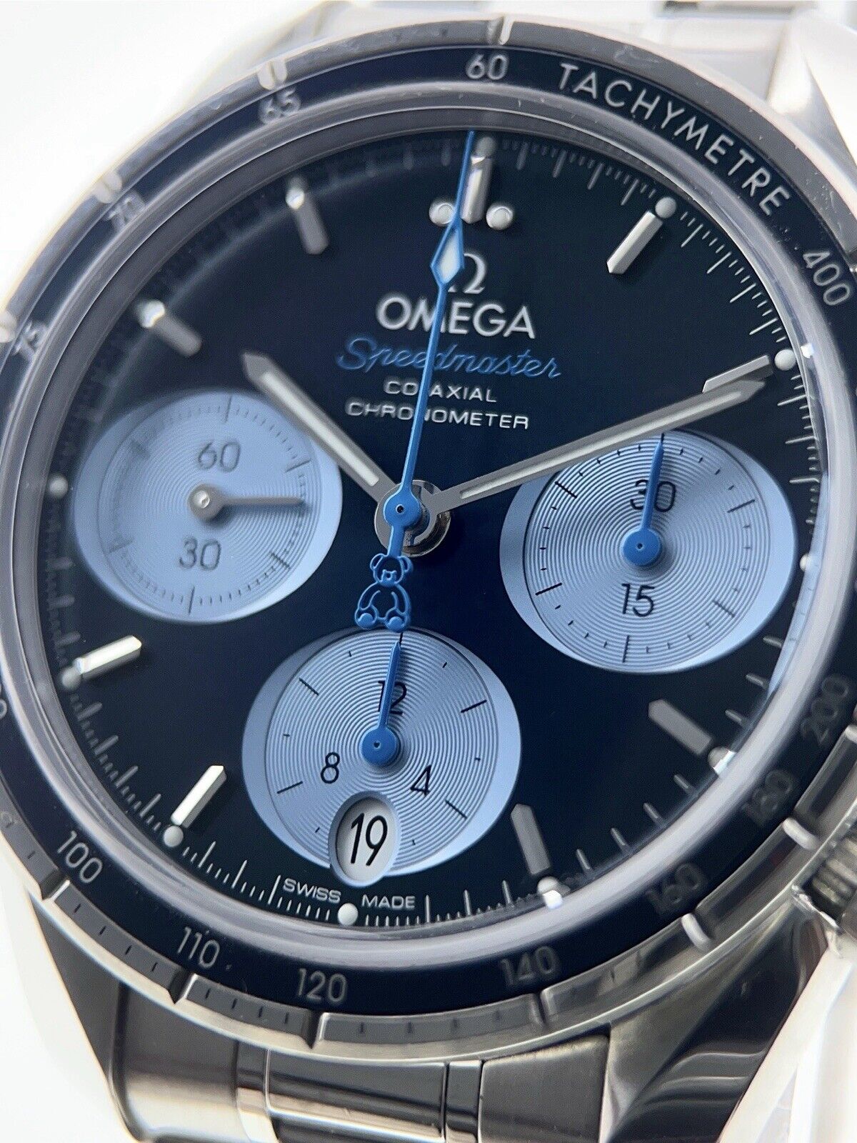 2020 Omega Speedmaster Orbis Edition Steel Blue Dial 38mm 324.30.38.50.03.002