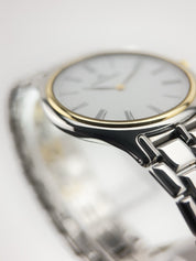 Jaeger-LeCoultre Heraion Gold & Steel White Dial 34mm Quartz Men’s 112.5.09