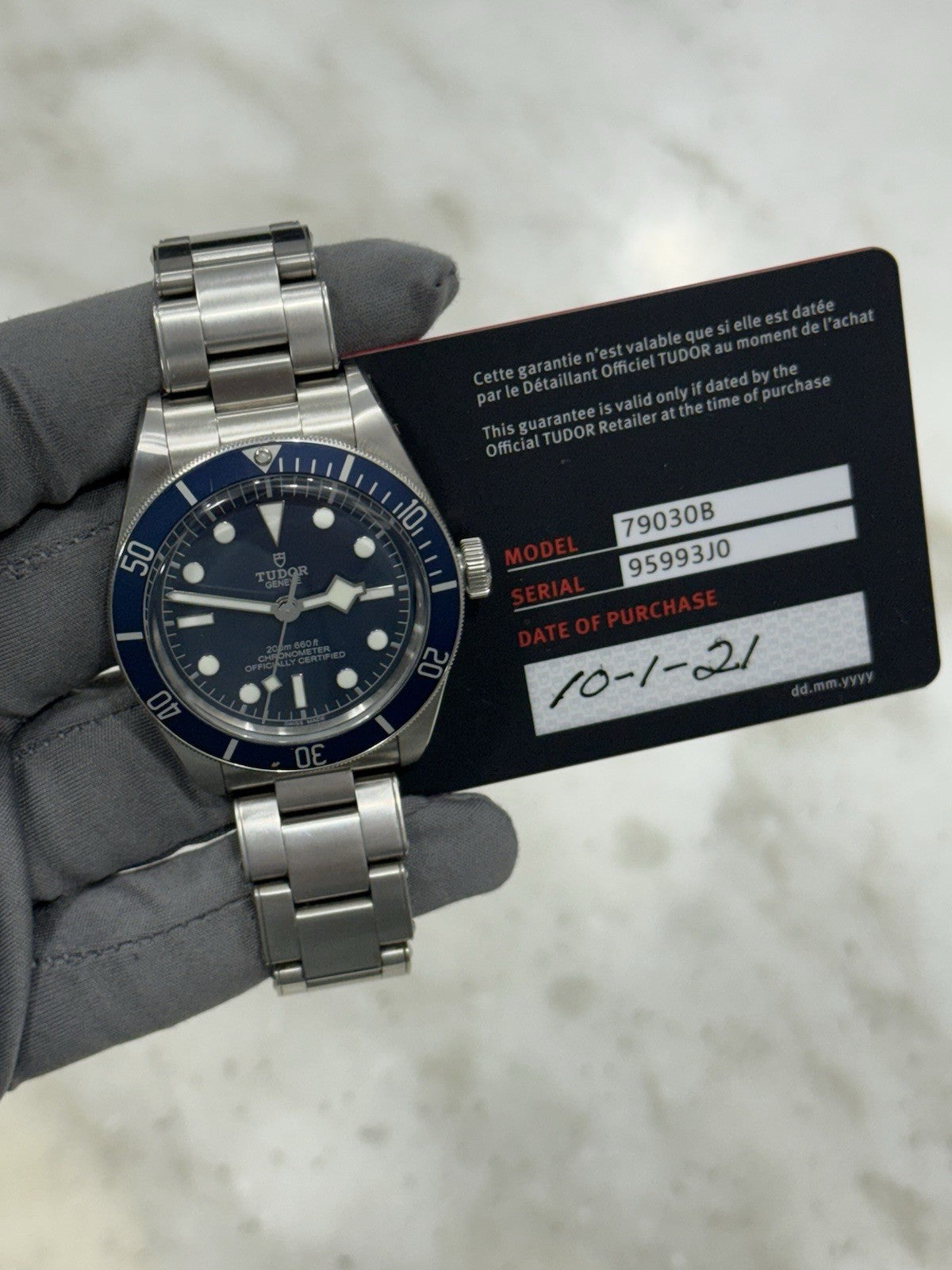 2021 Tudor Black Bay 79030B Stainless Steel Men's Watch 39mm - Box/Papers