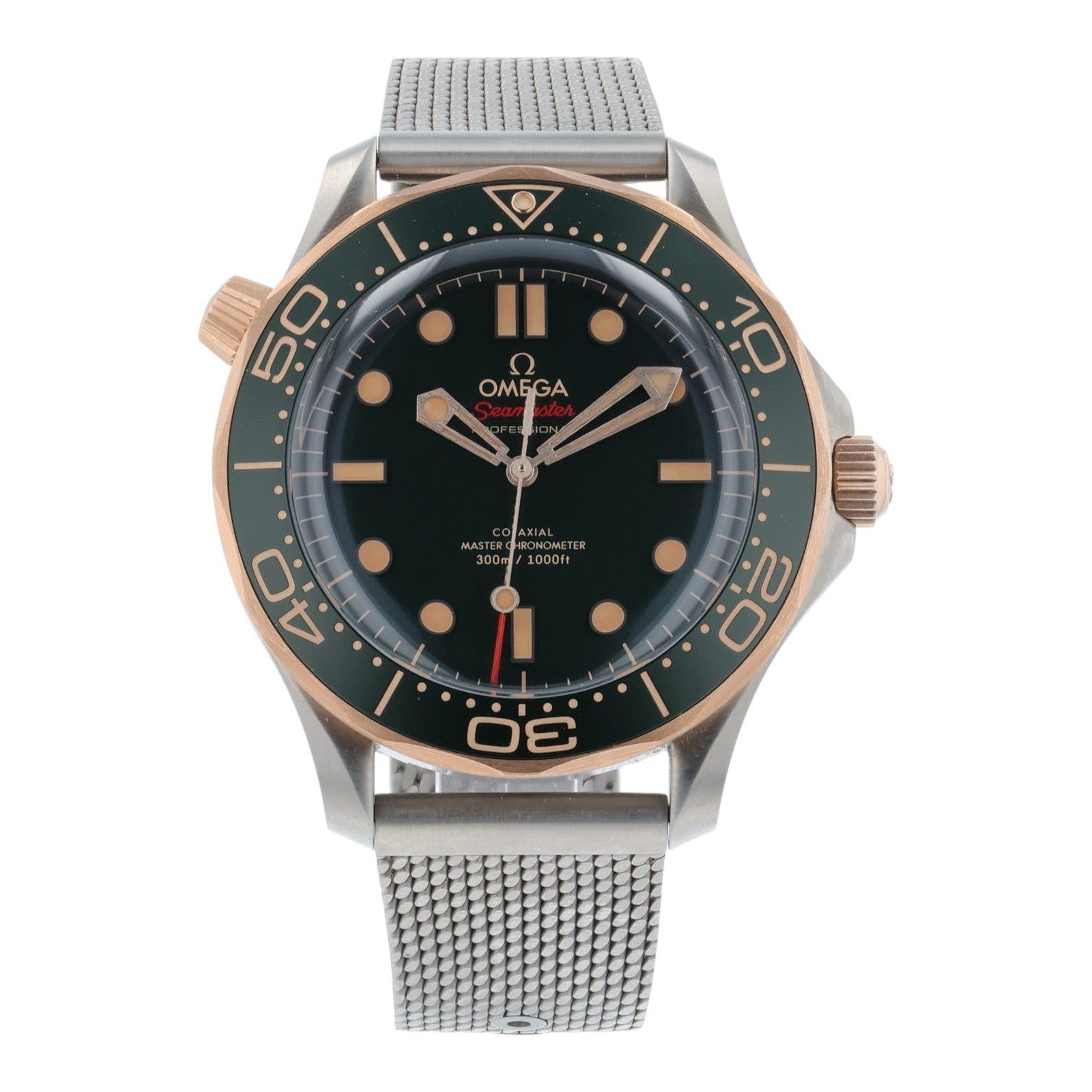 Omega Seamaster Diver Titanium Green Dial 42mm Automatic 210.90.42.20.10.001
