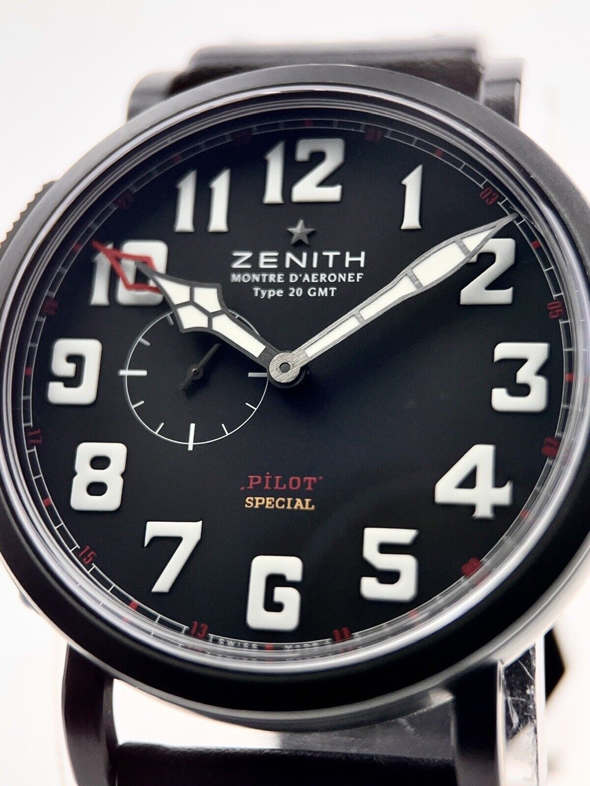Zenith Elite Pilot Special Edition Black Titanium 48mm 96.2430.693  - Box/Papers