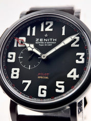 Zenith Elite Pilot Special Edition Black Titanium 48mm 96.2430.693  - Box/Papers