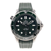 2023 Omega 210.30.42.20.01.001 Seamaster Diver 300m Green Dial Automatic B&P