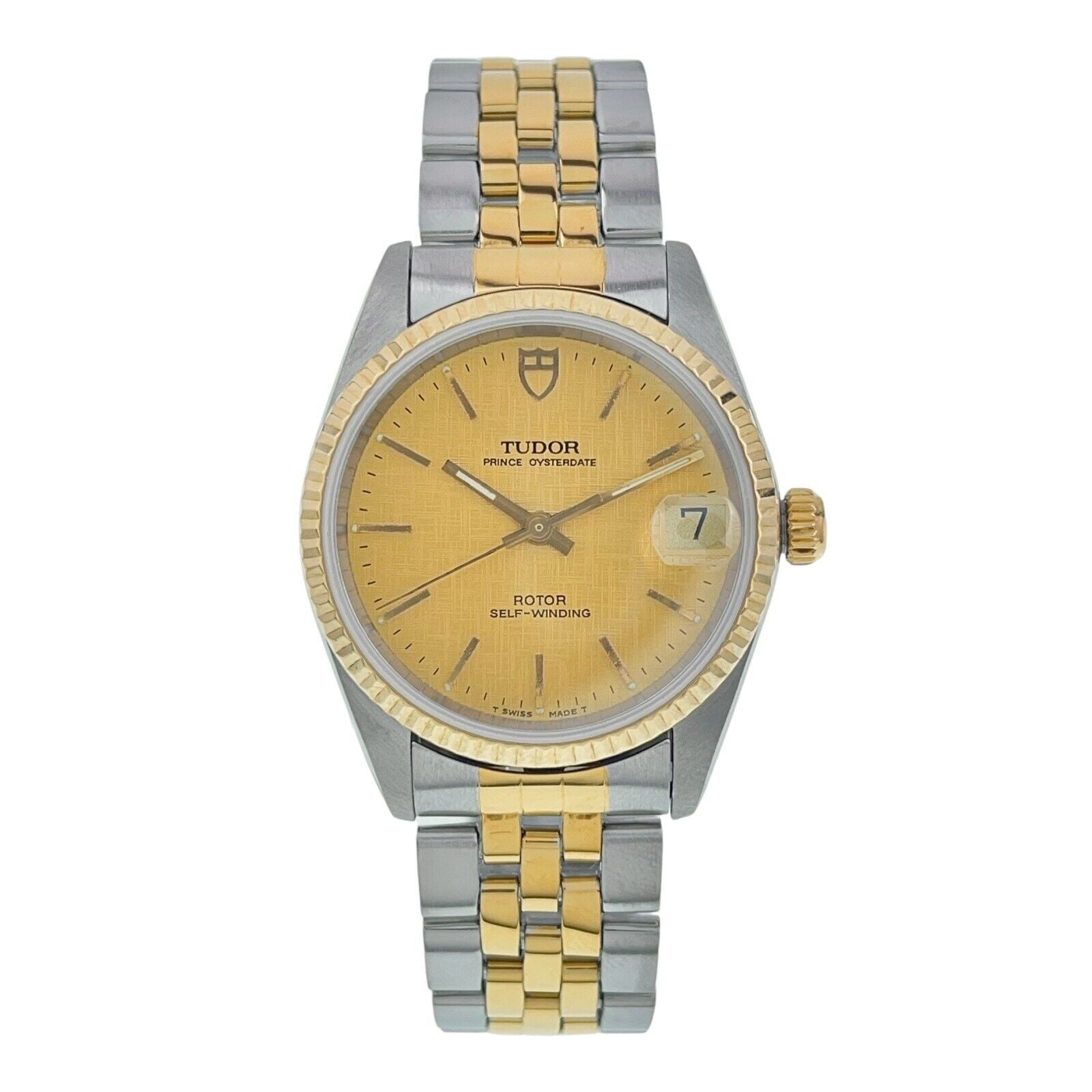 Tudor Prince Date Movement Tudor Prince Date Steel Gold 32mm