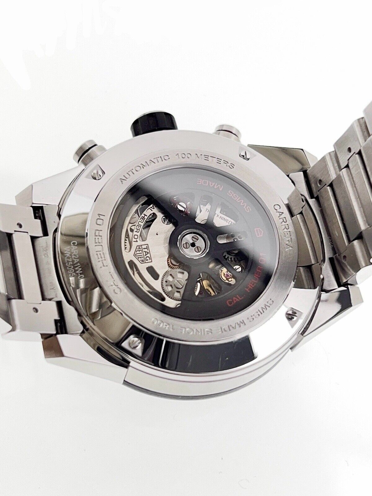 2017 Tag Heuer Calibre Heuer 01 Steel 43mm Automatic Men’s Watch CAR2A1W