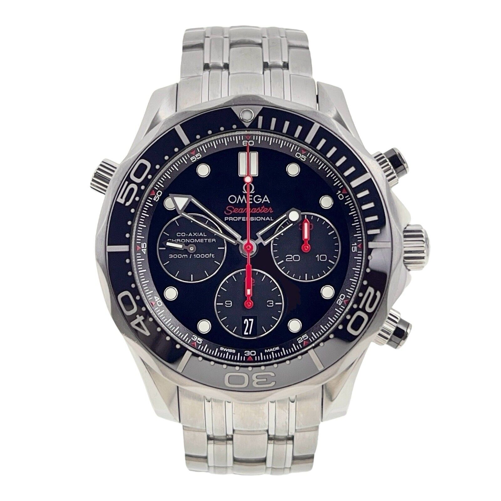 2015 Omega Seamaster Diver 300m Steel 44mm Mens Watch 212.30.44.50.01.001