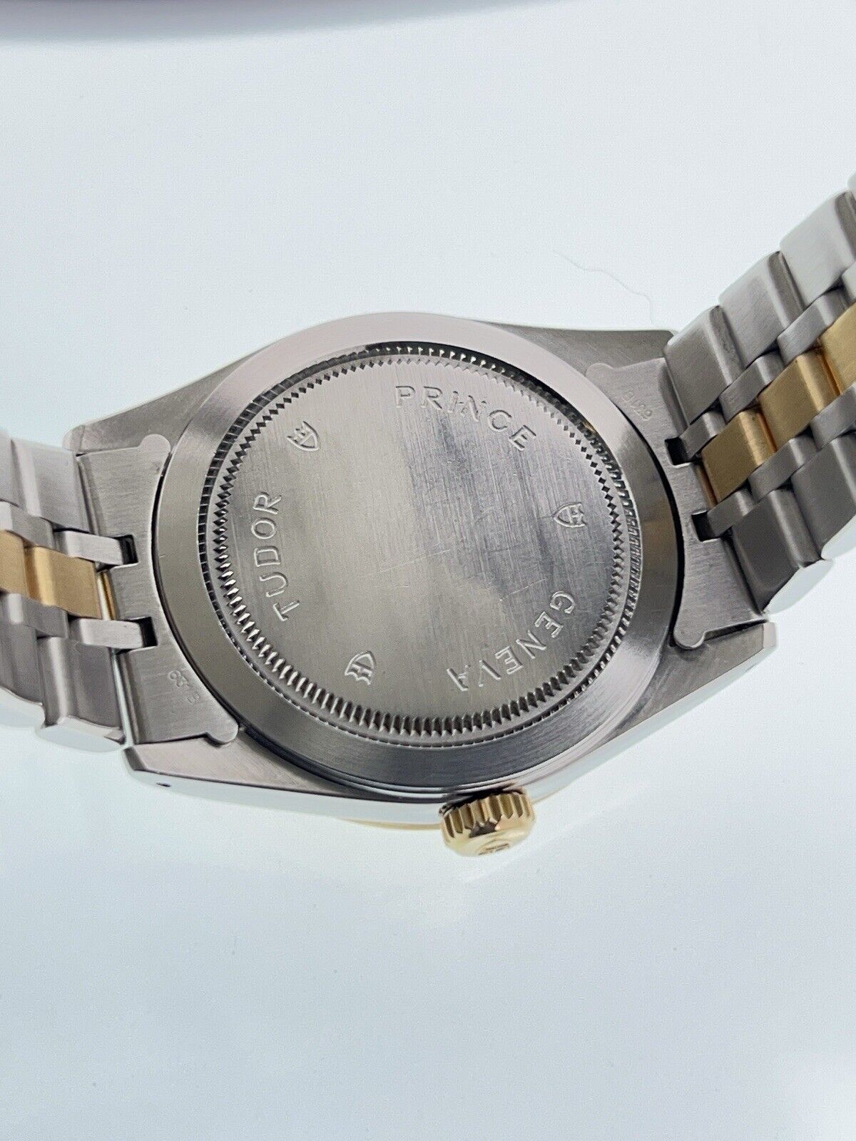 2005 Tudor Prince Stainless Steel Gold Dial 36mm Men’s Watch 76213 - Box/Papers