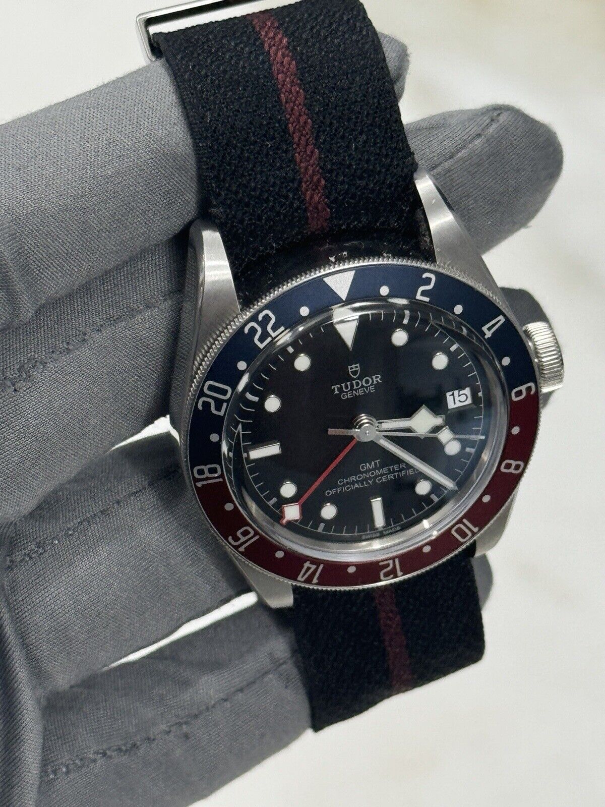 2021 Tudor Black Bay GMT Stainless Steel 41mm Automatic Men’s Watch 79830RB