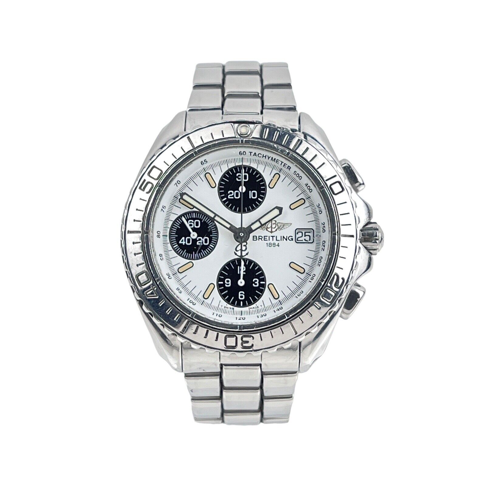 BREITLING Chrono Shark Automatic White Dial Men's Watch A13051