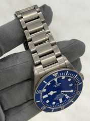 2019 Tudor Pelagos BLUE Titanium 42mm 25600TB Automatic Dive Date Watch With B&P