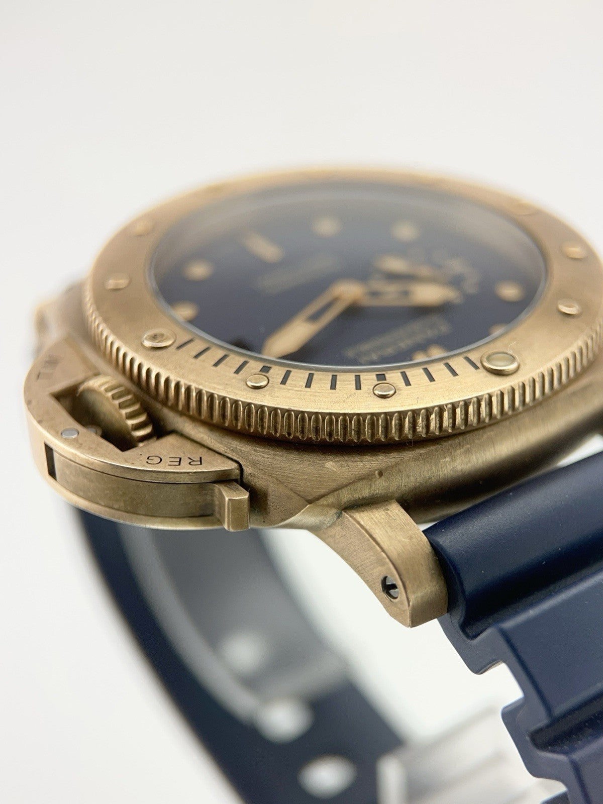 2021 Panerai Submersible Bronze Blue Dial 42mm Automatic Men's Watch PAM01074