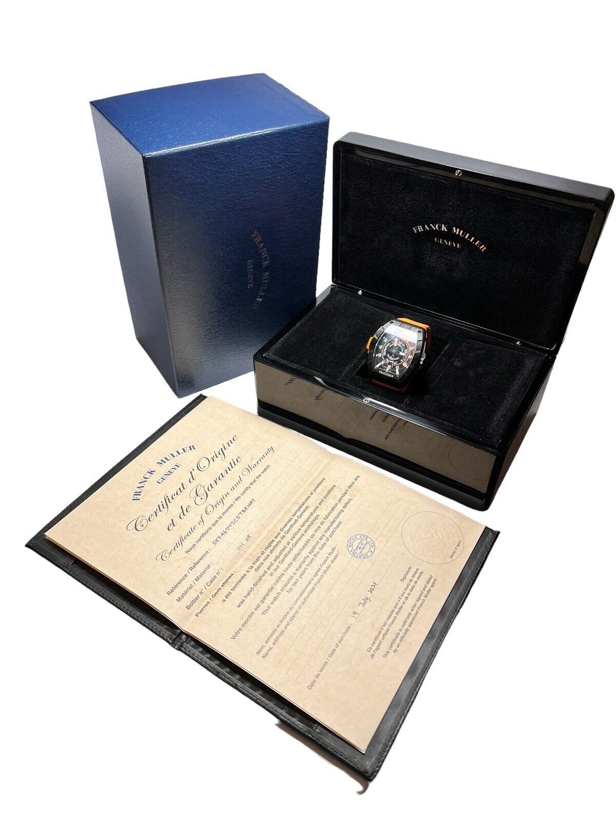 2021 Franck Muller Skafander Automatic Watch Black Dial SKF46 -  Box And Papers