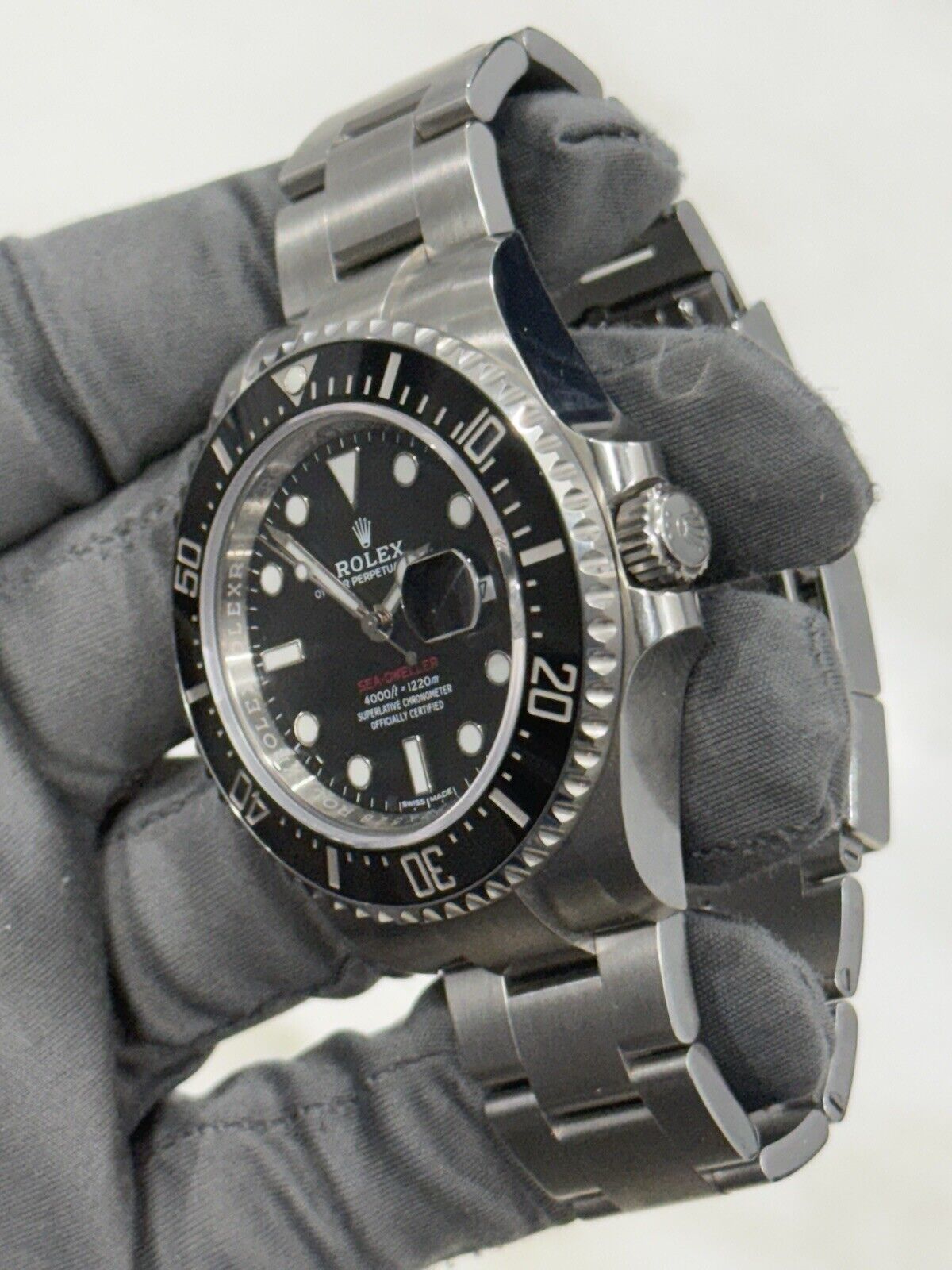 2018 Rolex Sea Dweller Red Letter Steel Black Dial 43mm Men’s Watch 126600