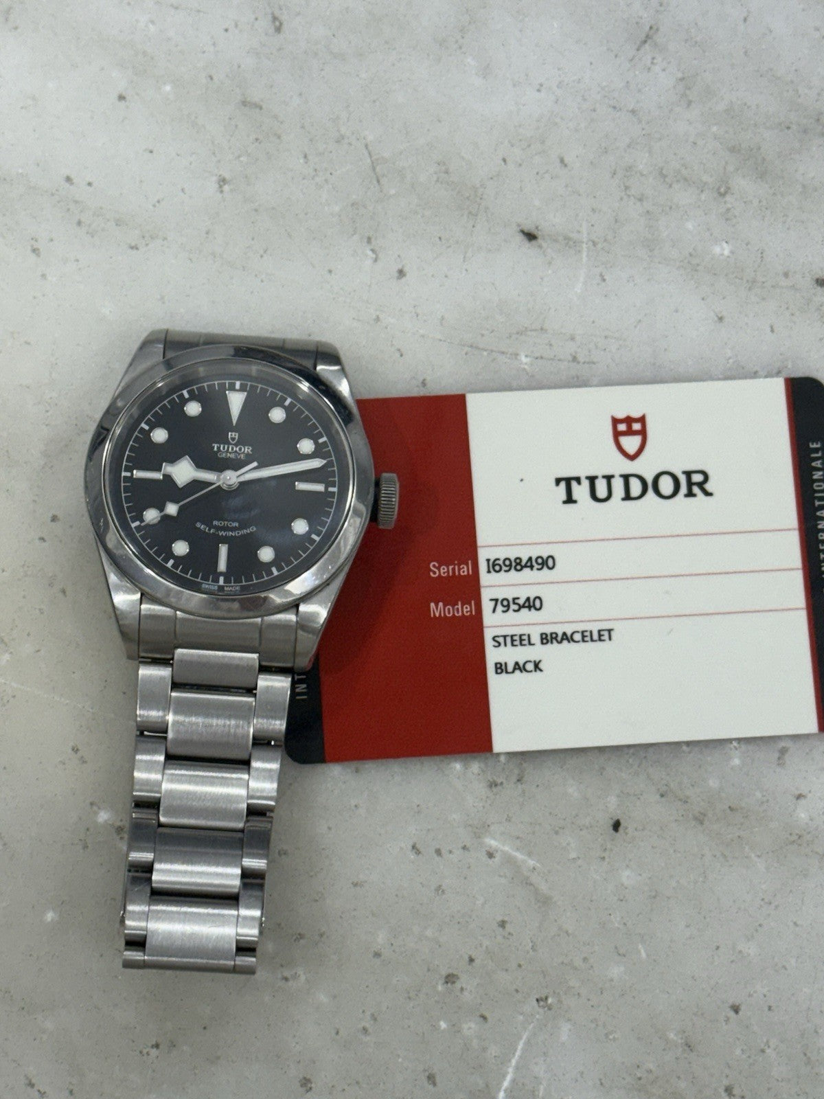 2018 Tudor Black Bay 41 Stainless Steel Black Dial Automatic Men’s Watch 79540