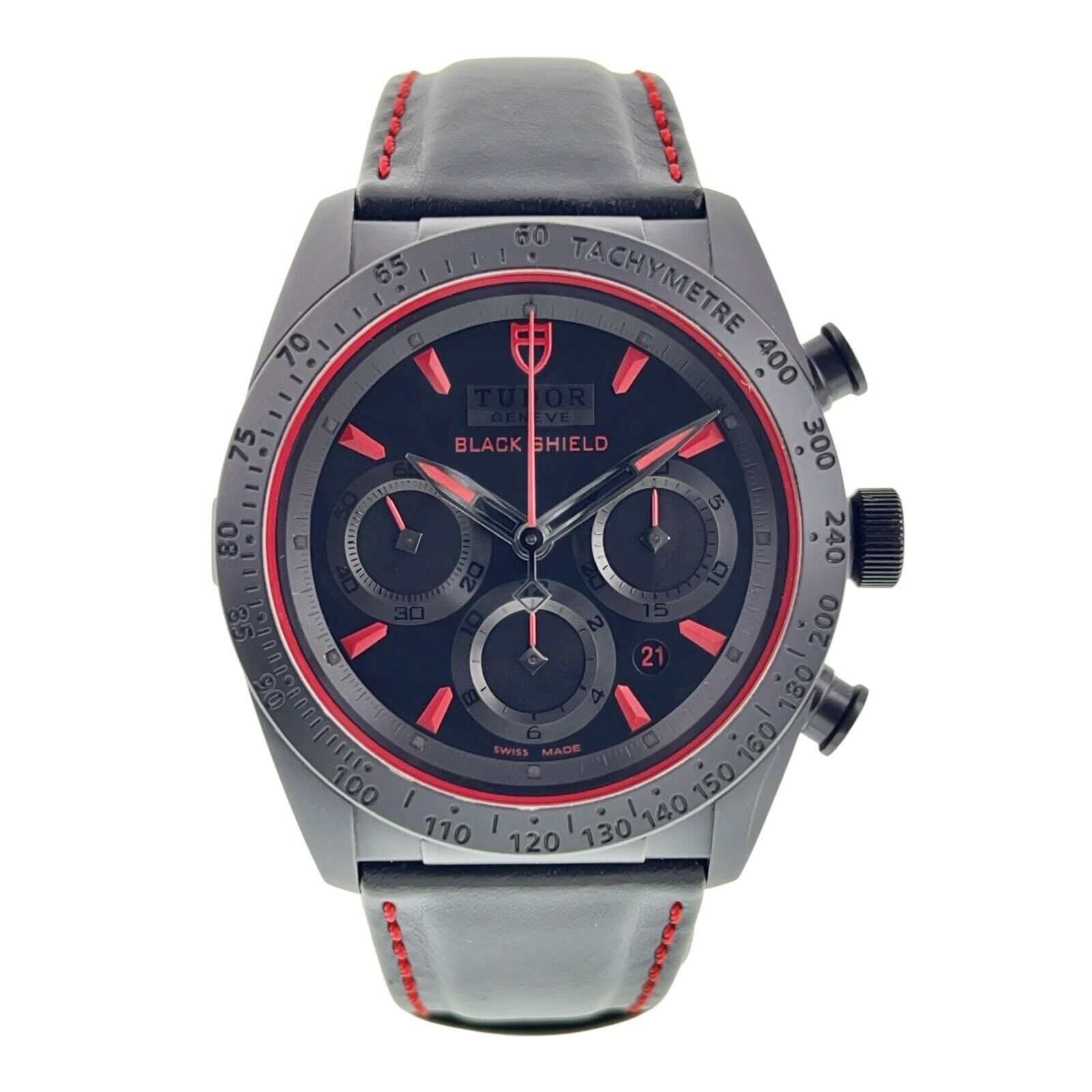 Tudor Fastrider Black Shield Ceramic Black Dial 42mm Automatic