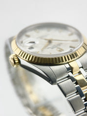 2019 Tudor Date Day Gold & Steel Silver Dial 36mm Men's Watch 76213 - Box/Papers