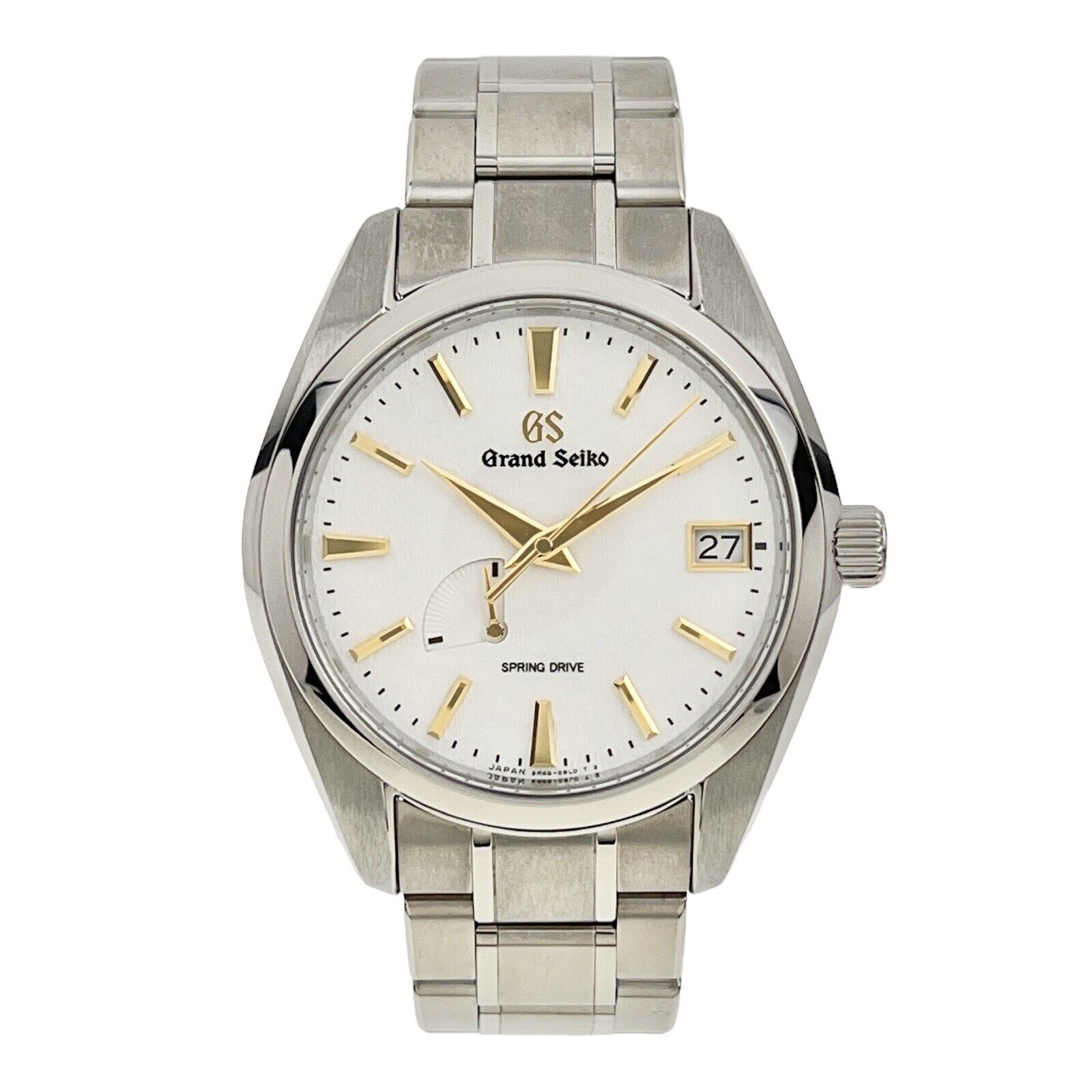 Grand Seiko Titanium 41mm Automatic Men's Watch Gold Snowflake