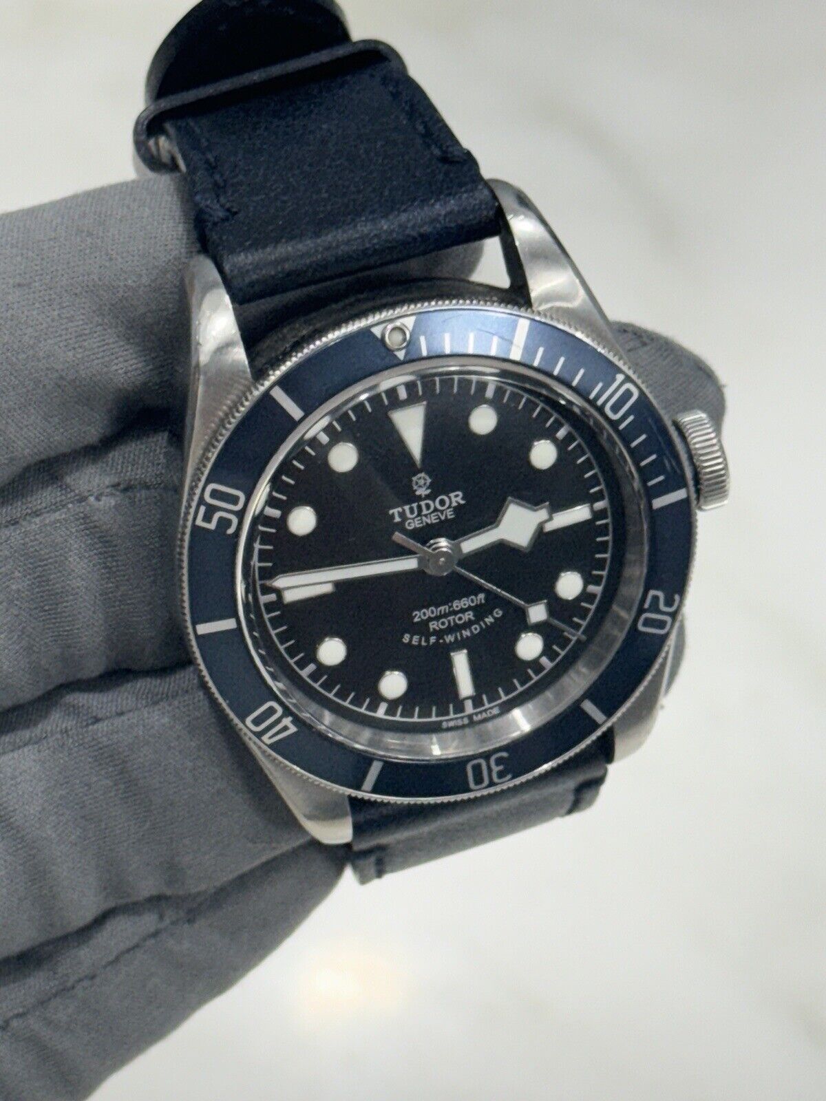 2016 Tudor Black Bay Stainless Blue/Black 41mm Automatic Men’s Watch 79220B