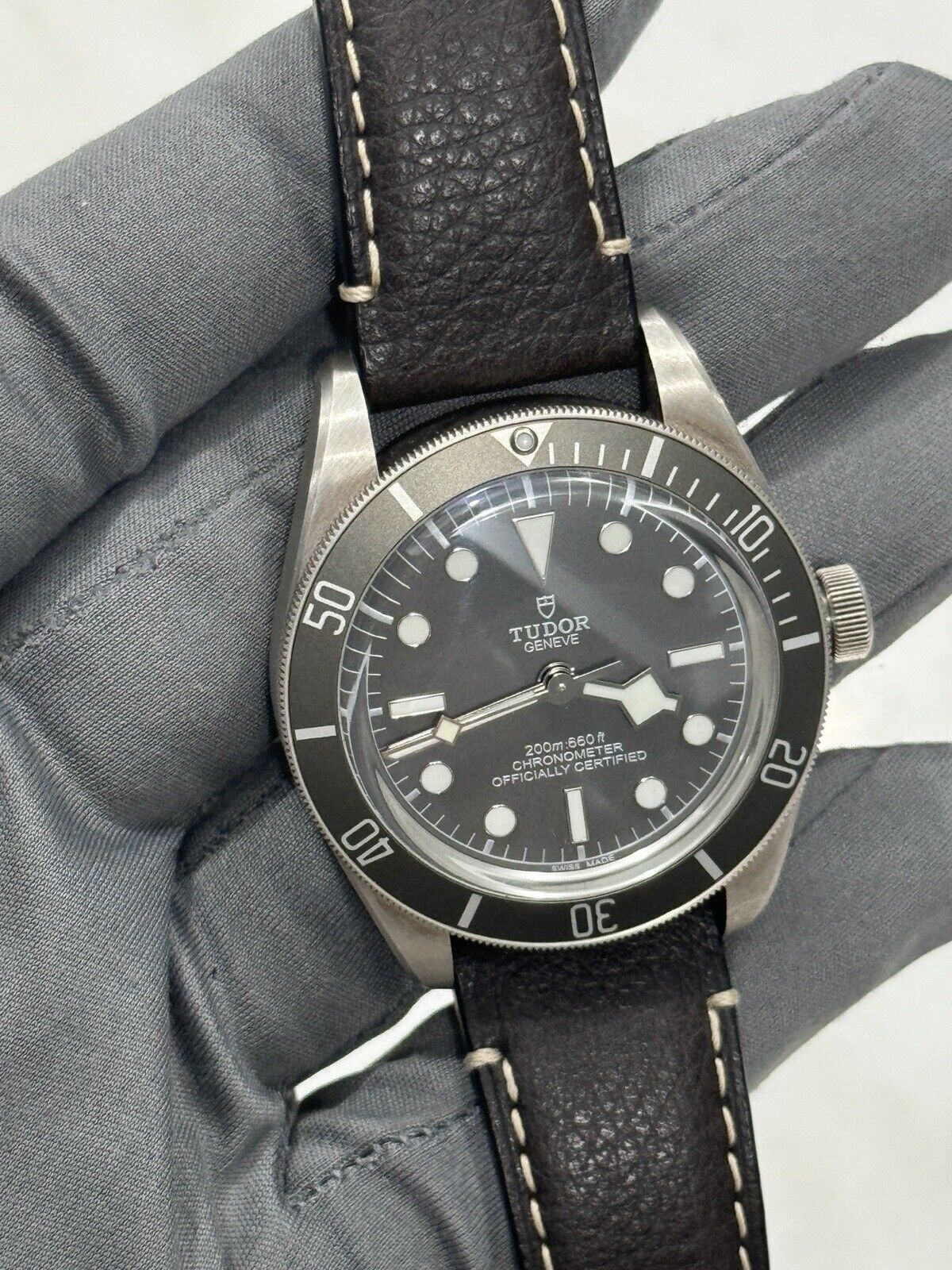 2022 Tudor Black Bay Fifty-Eight Grey Dial Men's Silver Watch 79010SG