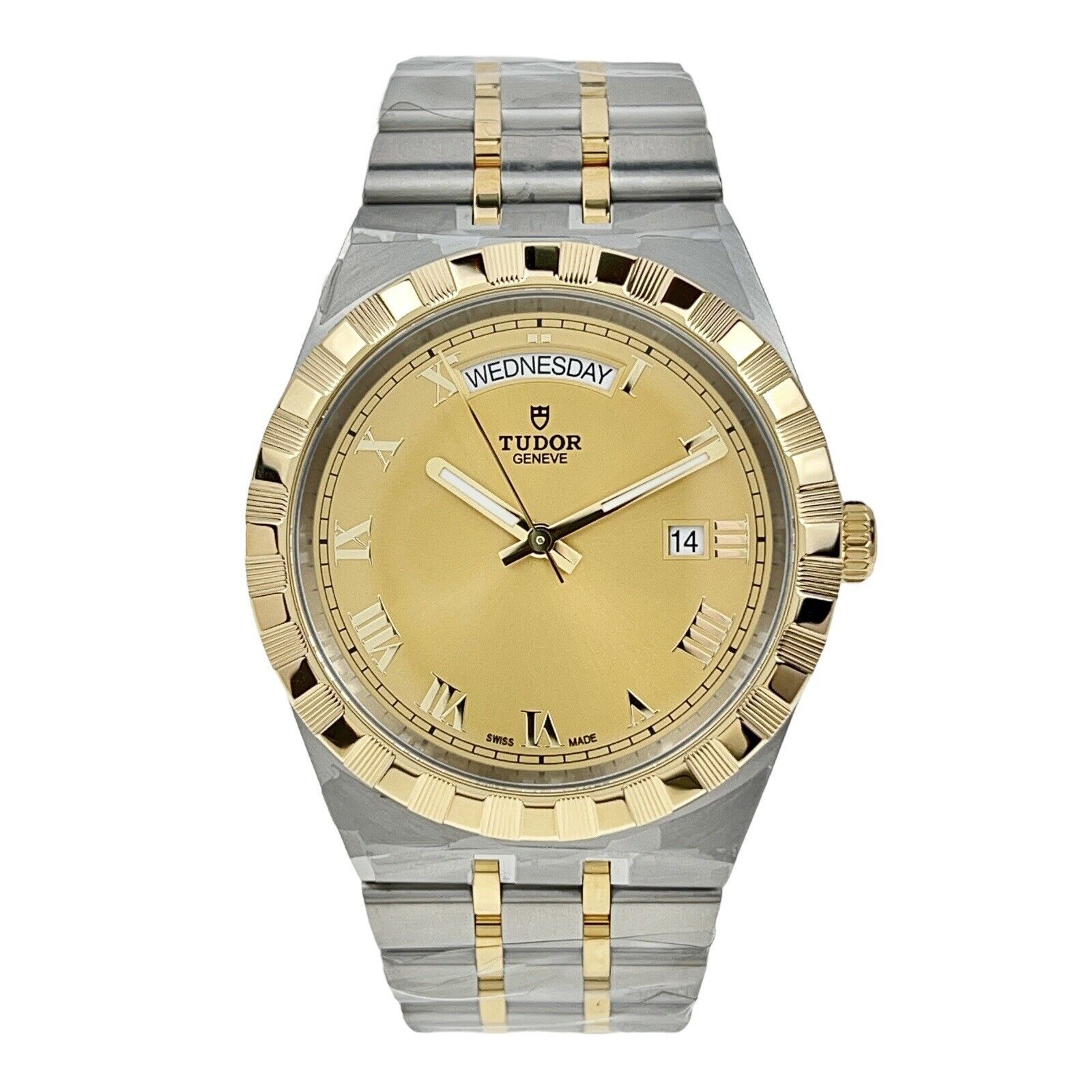 2023 + NEW Tudor Royal Date Day Men's Steel and Gold Automatic Men’s Watch B&P