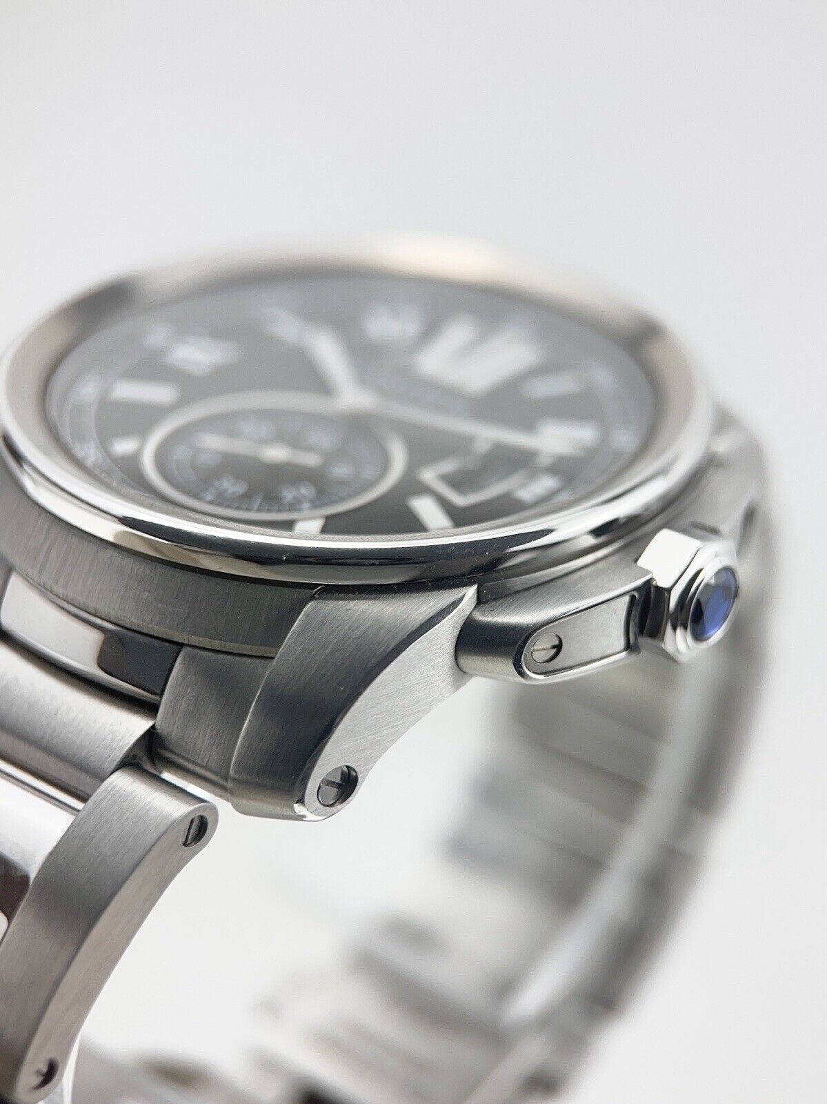 2023 Cartier Calibre De Cartier Steel 42mm Black Dial Automatic Men’s Watch 3389