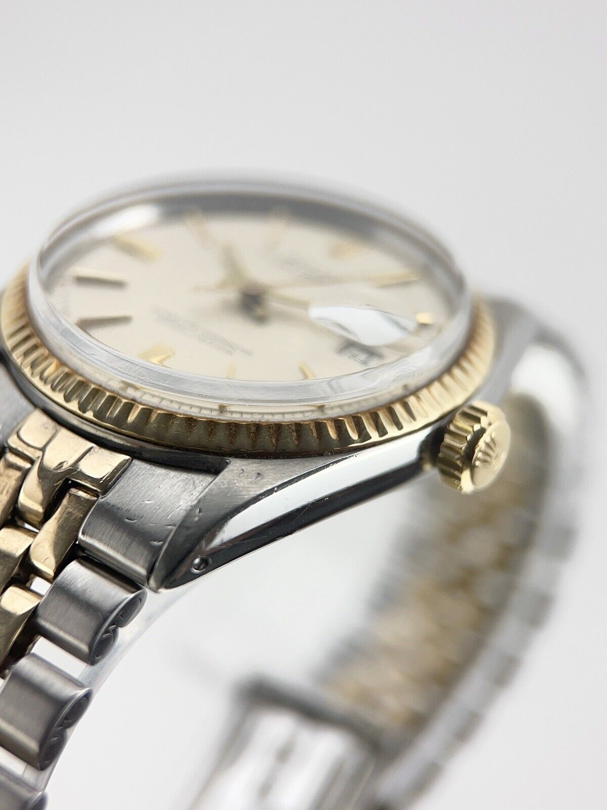 1968 Rolex Datejust Two Tone 36mm Silver Dial Automatic Men’s Watch 1601
