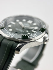2023 Omega 210.30.42.20.01.001 Seamaster Diver 300m Green Dial Automatic B&P