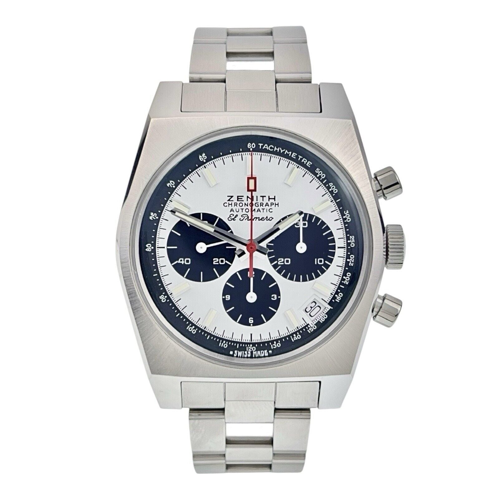 2020 Zenith El Primero Chronomaster Steel White Dial 37mm Automatic Watch A384