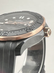 2021 Omega Seamaster Black Ceramic Rose Gold Box & Papers 210.62.44.20.01.001