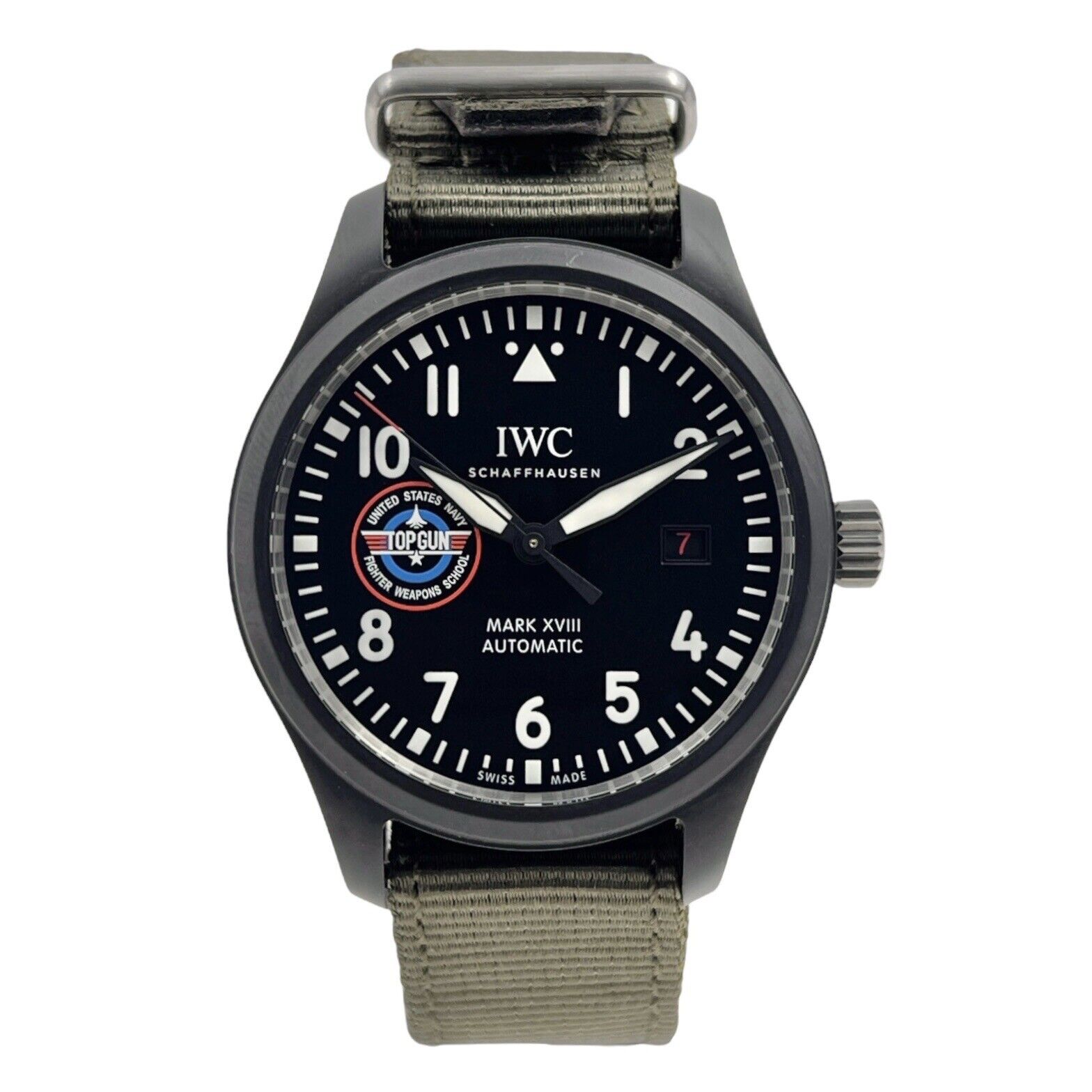 2022 IWC Mark XVIII Automatic 41mm Ceramic RIW324711  -  Box And Papers